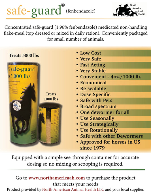 Safe-Guard Horse Single Treatment (1,000 lbs)